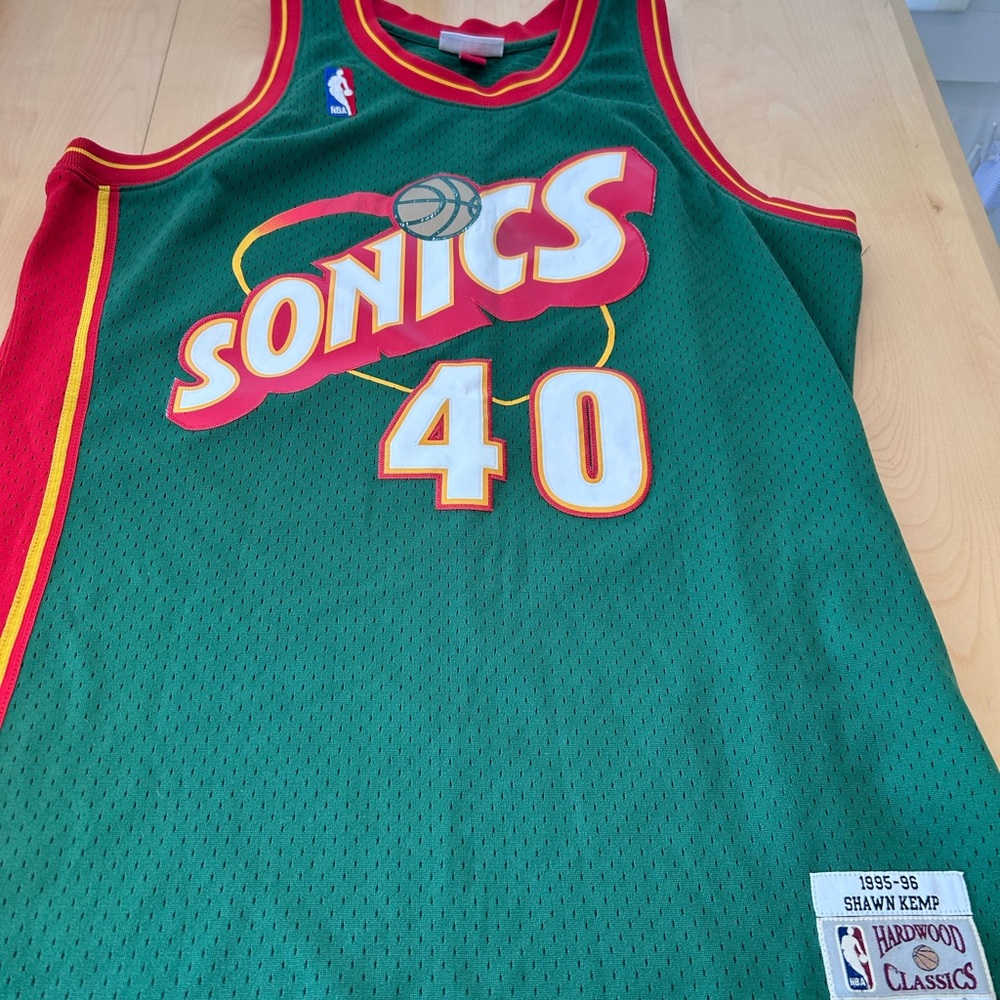 Shawn Kemp Sonics Jersey
